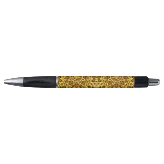 Golden Mandala Antique Abstract Design-63495 ボールペン (正面)