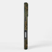 Golden Mandala Bloom | Gold iPhone 16 Pro Max case iPhoneケース (右側面)