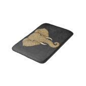 Golden Mandala Elephant Graphic Art - Boho Print バスマット (アングル)