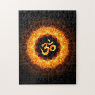Golden Mandala with OM ジグソーパズル