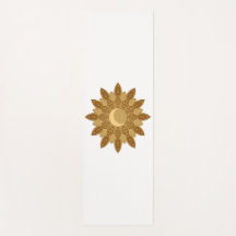 Golden Mandala Yoga Mat