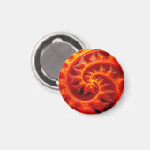 Golden Mandelbrot Set With Fern Accents マグネット (正面/裏面)