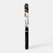 Golden Mane Lion – Luxury Power iPhone 16BackCover 16ケース (左側面)
