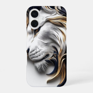 Golden Mane Lion – Luxury Power iPhone 16BackCover iPhone 16ケース