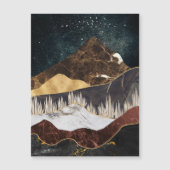 Golden Marble Mountain Under Starry Sky (正面)