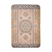 Golden Maze – Modern Moroccan Geometry バスマット (正面縦)