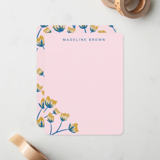 Golden Meadow ノートカード (正面/裏面インサイチュ)