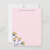 Golden Meadow ノートカード (正面)