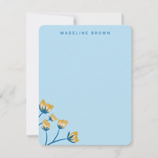 Golden Meadow ノートカード (正面)