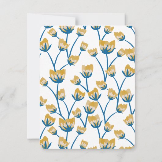 Golden Meadow ノートカード (裏面)