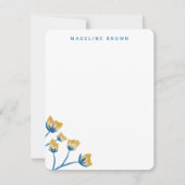 Golden Meadow ノートカード (正面)