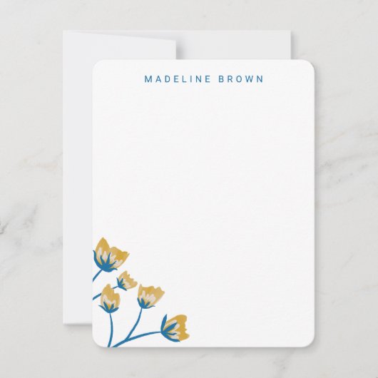 Golden Meadow ノートカード (正面)