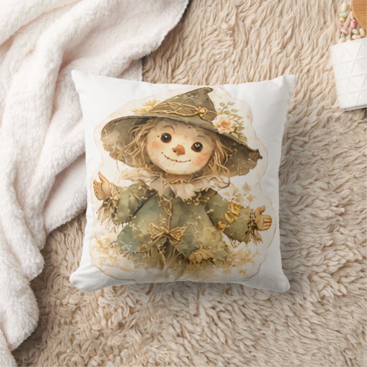 Golden Meadow Fairytale Throw Pillow クッション (ブランケット)