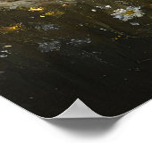 Golden Meadow Unicorn ポスター (角)