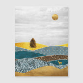 Golden Meadow with Tree and Deer (正面)