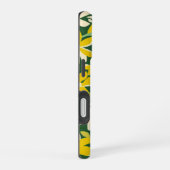 Golden Meadow – Yellow Floral Pattern Phone Case iPhone 16ケース (右側面)