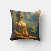 Golden Meditation in the Thai Peaks クッション (正面)