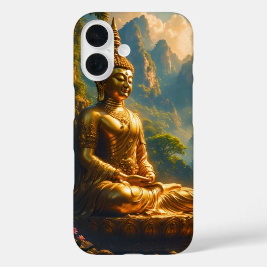 Golden Meditation in the Thai Peaks Case-Mate iPhoneケース (裏面)