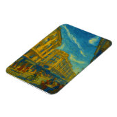 Golden Mediterranean City Vibes – Vibrant Urban Ar マグネット (左側)