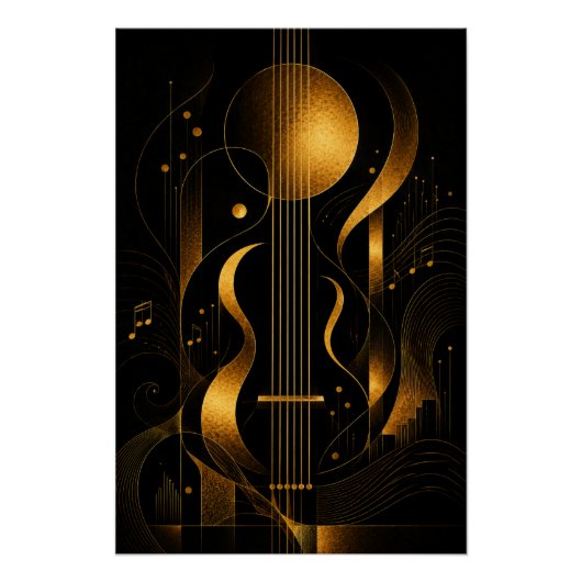 Golden Melody Art Poster ポスター (正面)