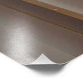 Golden Meridian – Horizontal Gold Alignment フォトプリント (角)