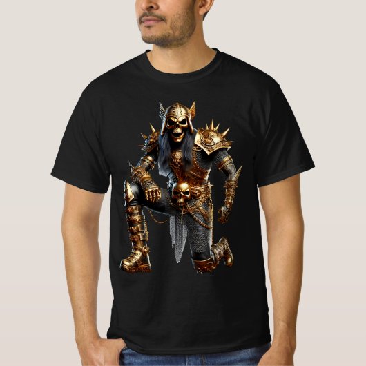 Golden Metal Sting Man  Tシャツ (正面)