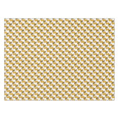 Golden Metallic Cherries Pattern テーブルクロス (正面(横))
