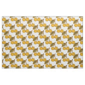 Golden Metallic Cherries Pattern ファブリック (ファットクウォーター)