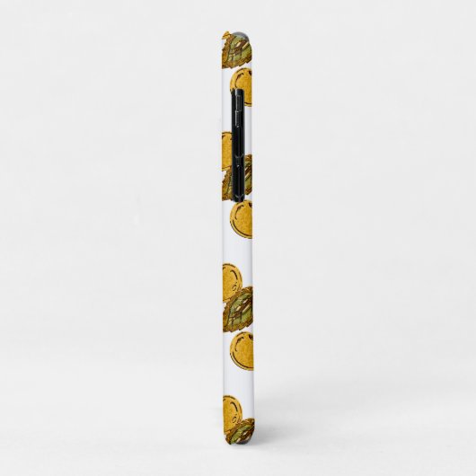 Golden Metallic Cherries Pattern Case-Mate iPhoneケース (裏面/左)