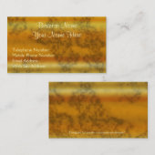 Golden Metallic-effect III名刺 名刺 (正面/裏面)