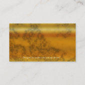 Golden Metallic-effect III名刺 名刺 (裏面)