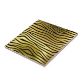 Golden Metallic Waves Seamless Luxury タイル (側面)