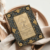 Golden Midnight Celestial Wedding 招待状