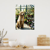 Golden Moment Garden Delight ポスター (キッチン)