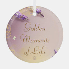 Golden Moments Ornament Schmidt Stationery ガラスオーナメント