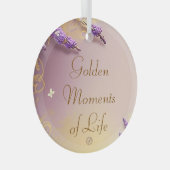 Golden Moments Ornament Schmidt Stationery ガラスオーナメント (正面右)