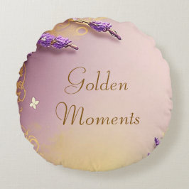 Golden Moments Times Pillow Schmidt Stationery ラウンドクッション