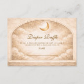 Golden Moon And Stars Diapper Raffle エンクロージャーカード (正面)