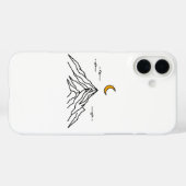 “Golden Moon & Peaks” Minimalist Case-Mate iPhoneケース (裏面 (横))