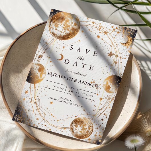 Golden Moonlit Celestial Wedding セーブザデート