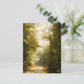 Golden Morning park, Original Fine Art Photograph ポストカード (スタンド正面)