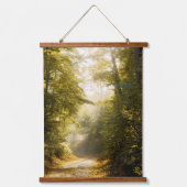 Golden Morning park, Original Fine Art Photograph 吊り下げ型タペストリー (正面)