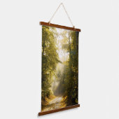 Golden Morning park, Original Fine Art Photograph 吊り下げ型タペストリー (傾斜あり)