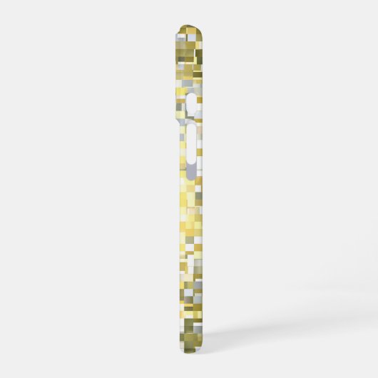Golden Mosaic Glow iPhone 16ケース (左側面)