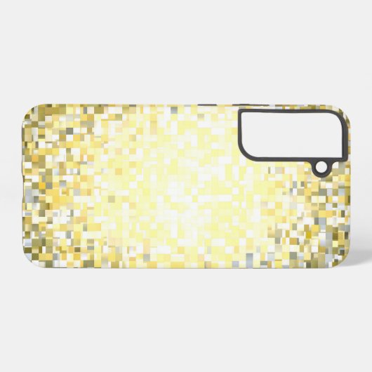 Golden Mosaic Glow Samsung Galaxyケース (裏面横)