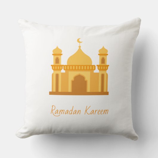Golden Mosque Pillow クッション (正面)