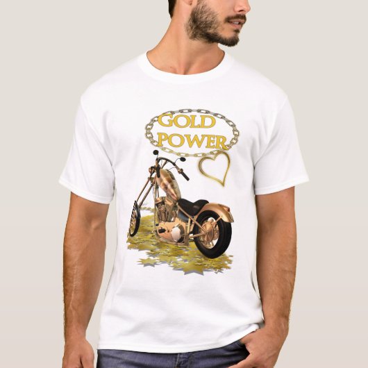Golden Motor Bike Tシャツ (正面)