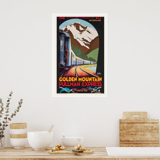 Golden Mountain Pullman Express Montreux ポスター (キッチン)