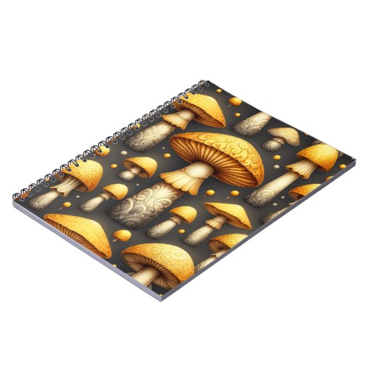 Golden Mushrooms ノートブック (左側)