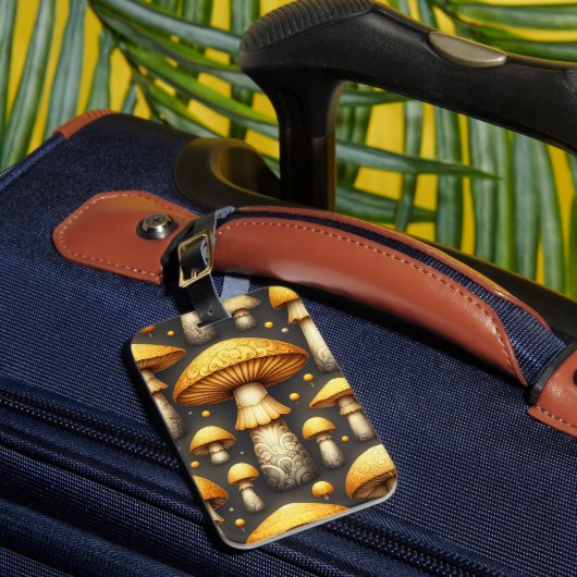 Golden Mushrooms ラゲッジタグ (正面インサイチュ1)